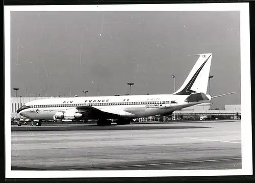 Fotografie Flugzeug Boeing 707, Passagierflugzeug der Air France, Kennung F- BLCE