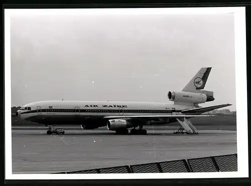 Fotografie Flugzeug Douglas DC-10, Passagierflugzeug der Air Zaire, Kennung 90-CLI