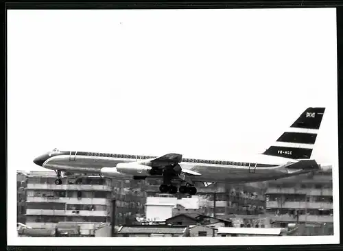 Fotografie Flugzeug Convair CV-880, Passagierflugzeug der Cathay Pacific, Kennung VR-HGC