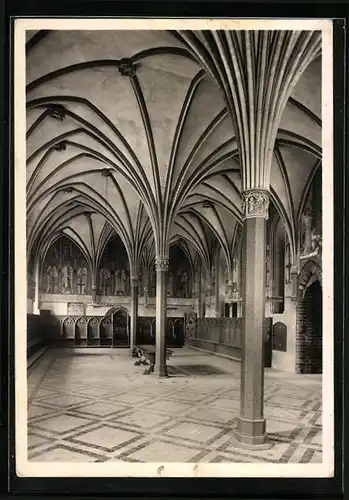 AK Marienburg / Malbork, Schloss des Deutschen Ritterordens, seit 1309 Sitz des Hochmeisters