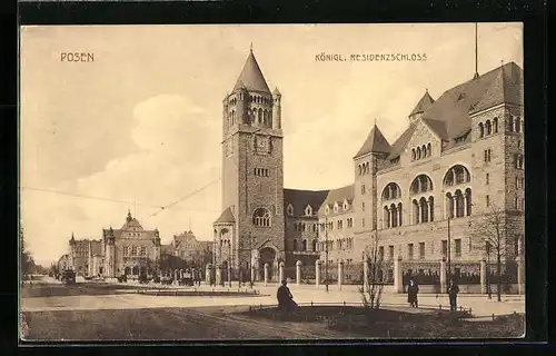AK Posen / Poznan, Königliches Residenzschloss