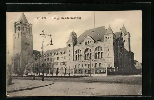 AK Posen / Poznan, Königl. Residenzschloss