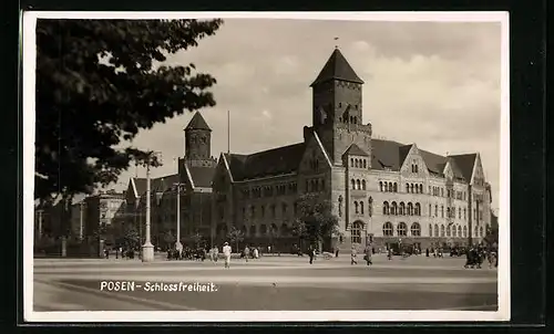 AK Posen / Poznan, Schlossfreiheit