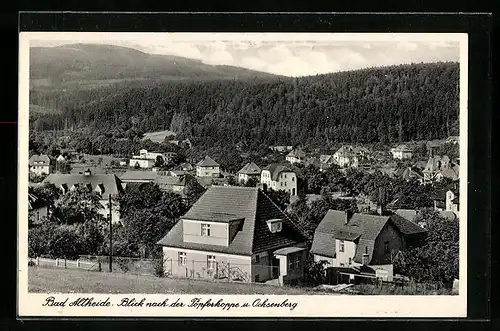 AK Bad Altheide, Blick nach der Töpferkoppe und Ochsenberg