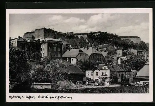 AK Glatz, Blick zur Festung