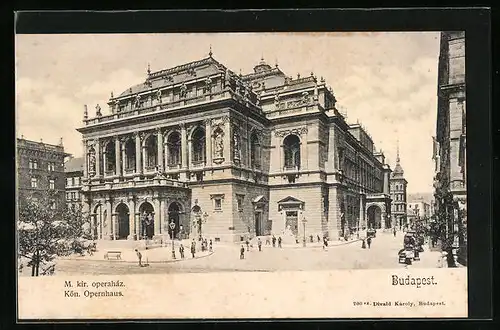 AK Budapest, Kön. Opernhaus