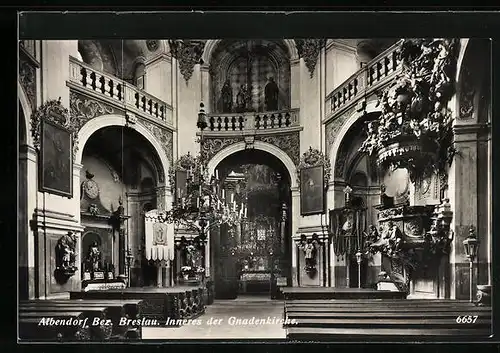 AK Albendorf, Inneres der Gnadenkirche