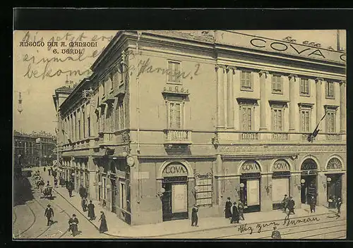 AK Milano, Ristorante Cova, Angolo Via G. Verdi