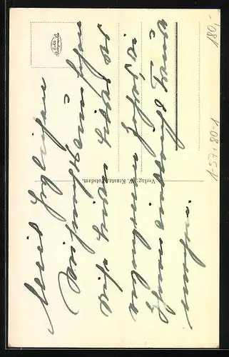 AK Prinz Oskar von Preussen mit Autograph