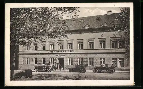 AK Zöblitz, Hotel zum weissen Hirsch