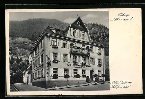AK Triberg i. Schwarzwald, Hotel Pension Sonne