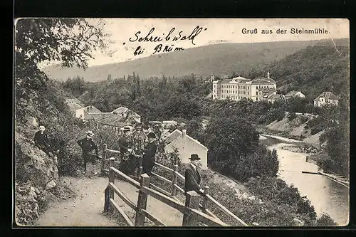 AK Brünn / Brno, Blick auf Steinmühle