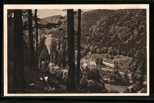 AK Skalni Mlyn, Blick von einer Anhöhe