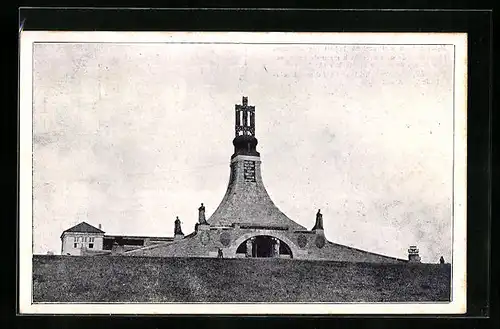 AK Slavkov, Friedensdenkmal bei Pratze auf dem Schlachtfeld von Austerlitz