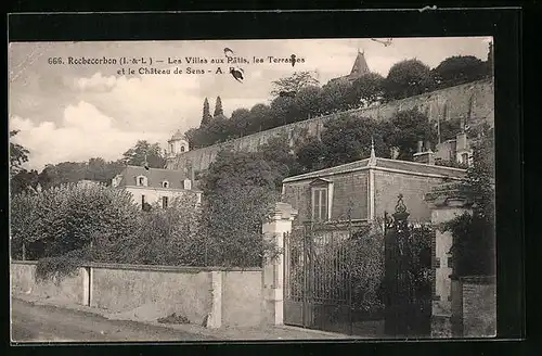 AK Rochecorbon, Les Villas aux Patis, les Terrasses et le Château de Sens