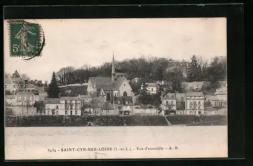AK Saint-Cyr-sur-Loire, Vue d`ensemble