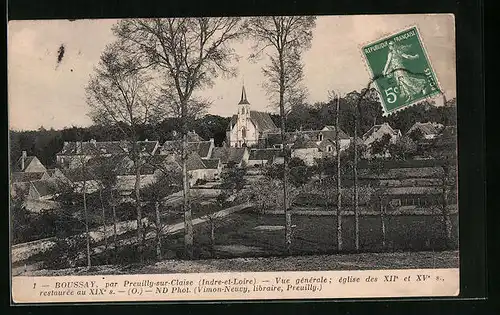 AK Bossay, Vue generale, eglise