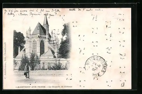 AK Champigny-sur-Veude, La Chapelle du Château