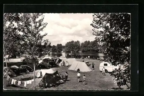AK Saint-Avertin, Le Camping au bord du Cher