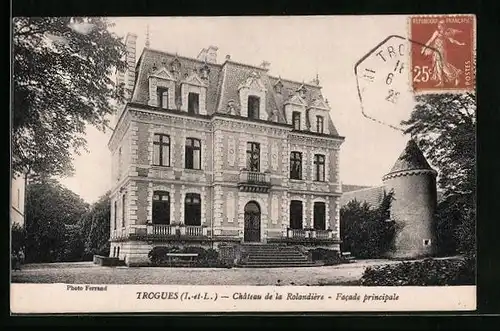 AK Trogues, Château de la Rolandiere, Facade principale