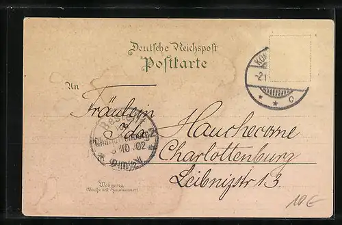 Lithographie Königswinter, Uferpartie und Dampfer