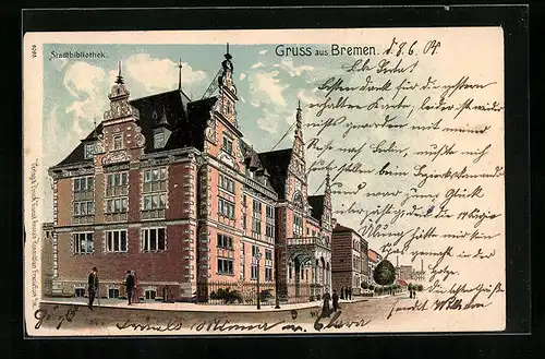 Lithographie Bremen, Stadtbibliothek
