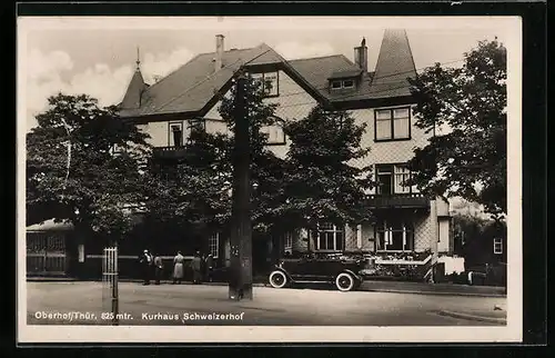 AK Oberhof /Thür., Hotel Kurhaus Schweizerhof