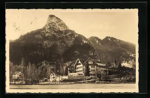 AK Oberammergau, Kurhaus Osterbichel mit Hotel