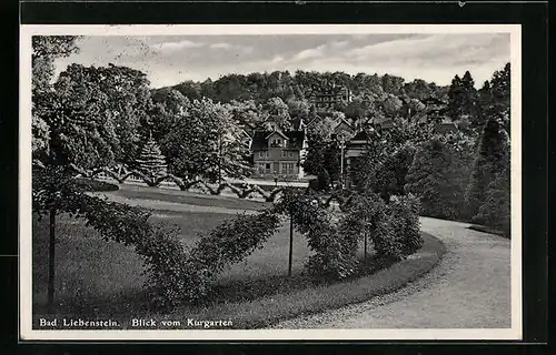 AK Bad Liebenstein, Blick vom Kurgarten