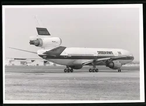 Fotografie Flugzeug Douglas DC-10, Passagierflugzeug der Caribbean Airways, Kennung G-BBSZ