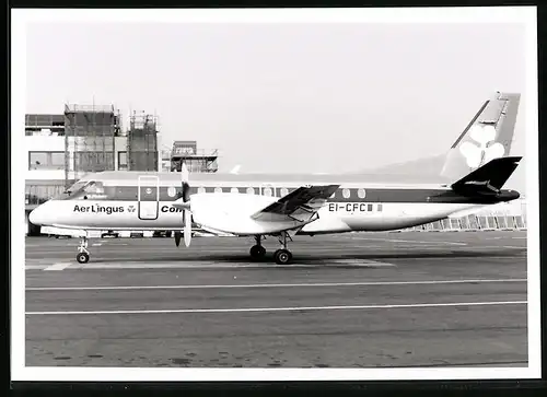 Fotografie Flugzeug SAAB 340, Passagierflugzeug Aer Lingus, Kennung EI-CFC