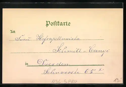 Lithographie Sagan, Denkmal, Springbrunnen, Schloss, Ortsansicht