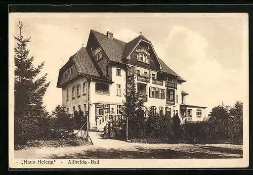 AK Bad Altheide, Hotel Haus Helene