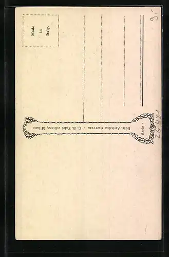 Künstler-AK C. Monestier: Dame in sinnlicher Pose mit Gemahl