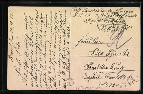 AK Wesel, Strasse am Kaiserplatz