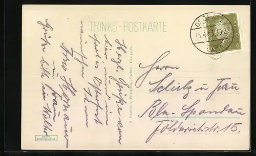 AK Oschatz, Altoschatzer Strasse mit Kirche