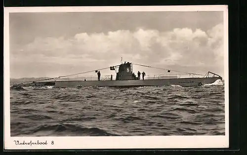 AK Unterseeboot U 8