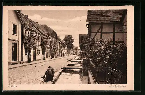 AK Höxter, Kanal in der Grubestrasse