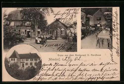 AK Altendorf / Fröndenberg, Restaurant D. Nordhaus