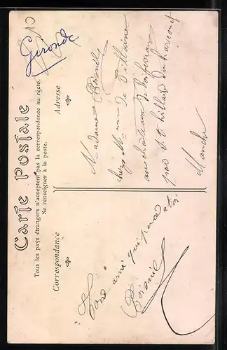 AK Reignac, Église, Clocher datant du Xe Siècle