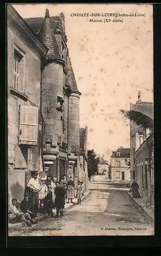 AK Chouzé-sur-Loire, Maison XIe siècle