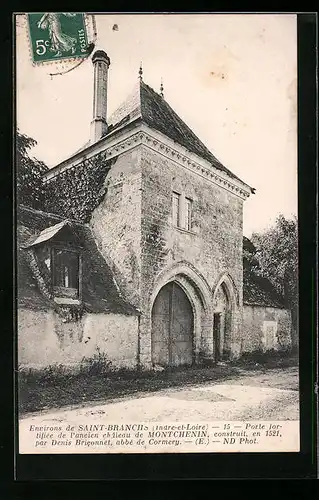 AK Montchenin, Porte fortifiée de l`ancien château