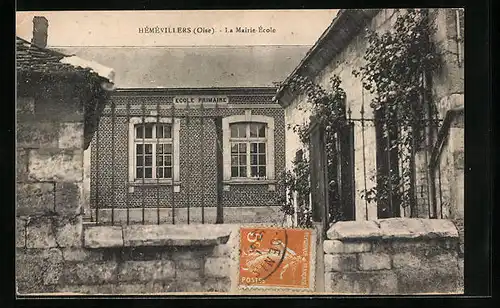 AK Hémévillers, La Mairie-École