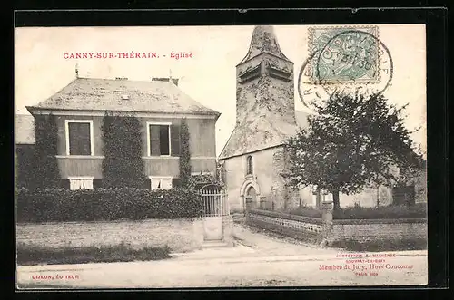 AK Canny-sur-Thérain, Église