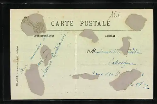 AK Nanteuil-le-Haudouin, Rue de Viaduc