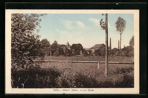 AK Mouy, Le Stade, Eglise