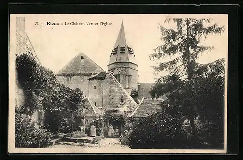 AK Rieux, Le Chateau Vert et l`Eglise