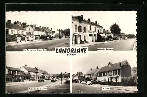 AK Lamorlaye, Relais des Routiers, Le Derby et le Grand Cerf, Auberge de la Ferme, Le Tabac