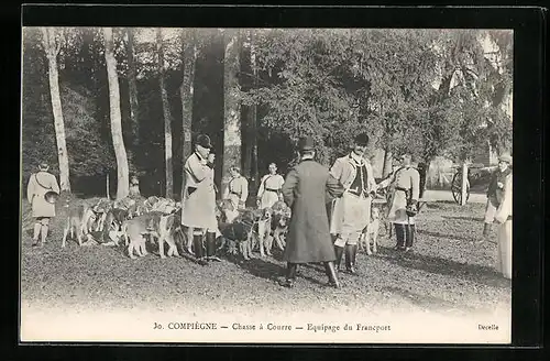 AK Compiegne, Chasse a Courre, Equipage du Francport