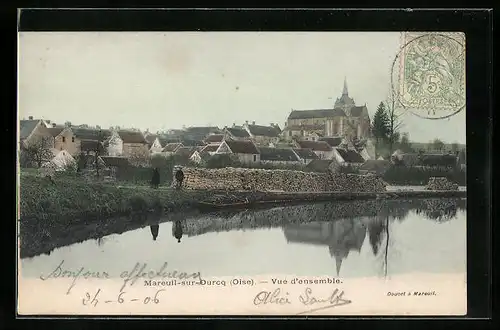 AK Mareuil-sur-Ourcq, Vue d`ensemble, Eglise